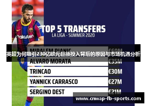 英超为何吸引230亿欧元巨额投入背后的原因与市场机遇分析